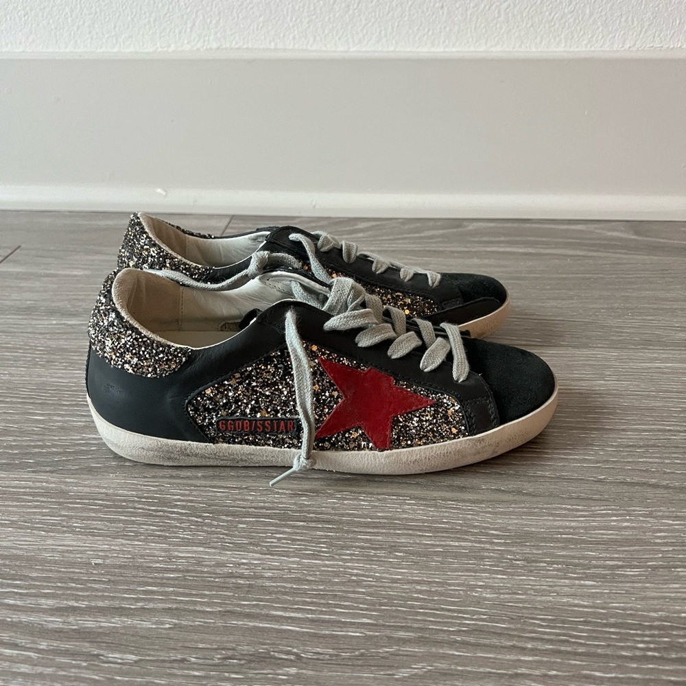 Suede Printed Sneakers